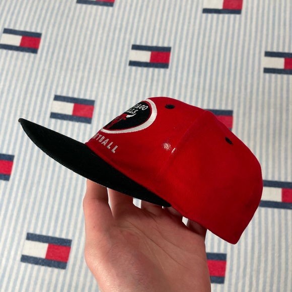 Vintage Drew Pearson Chicago Bulls NBA SnapBack hat - Picture 2 of 9